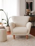 Atelier Del Sofa Sillón Orejero Teddy Blanco